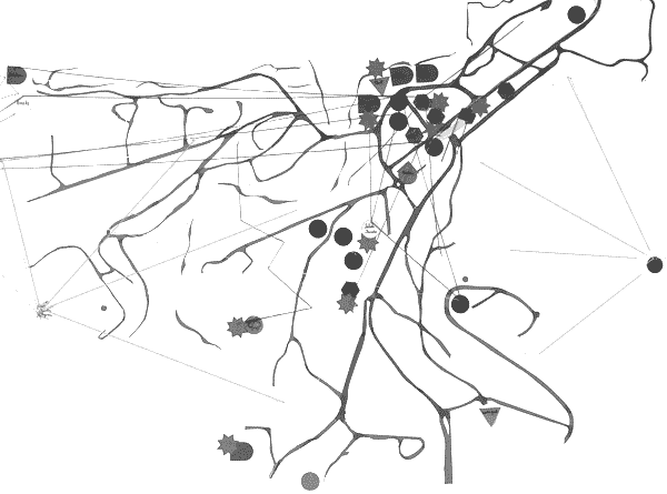 wall map of emergy flows